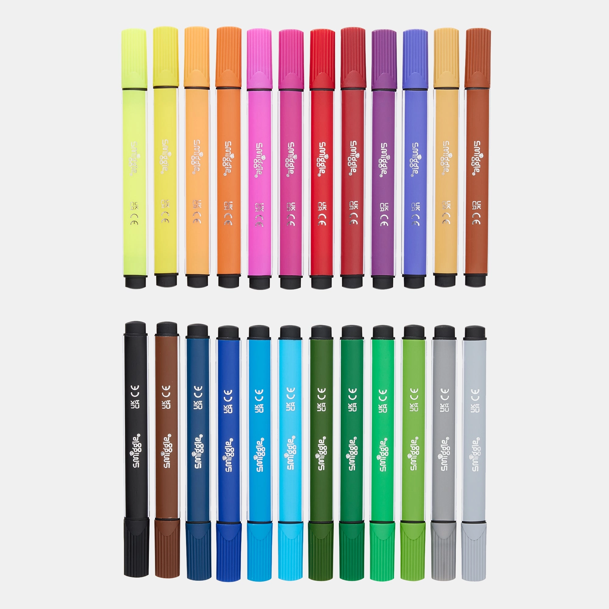 Tri Barrel Marker - 24 rainbow coloured