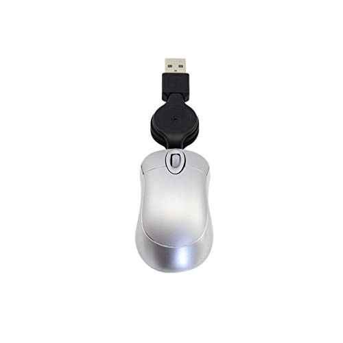 Mini Retractable Optical Mouse - Wired