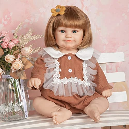 Reborn Baby Doll - 22 Inch Silicone Baby Girl Ages 3+