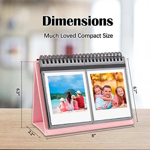 3.5x4.5" 64 Pockets Polypropylene Paper Photo Album