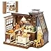 Dollhouse Kitchen Bakery Kit - cream Wood