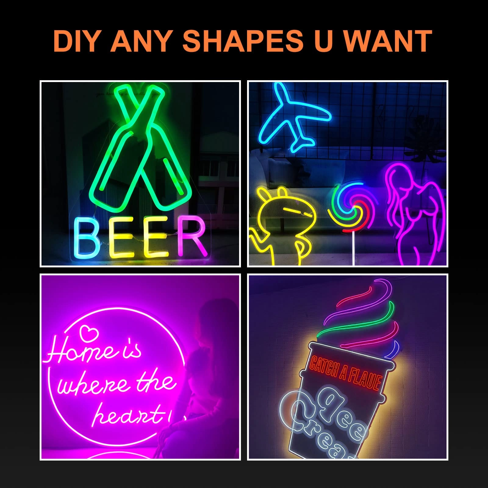 Led Neon Strip Lights - 5M