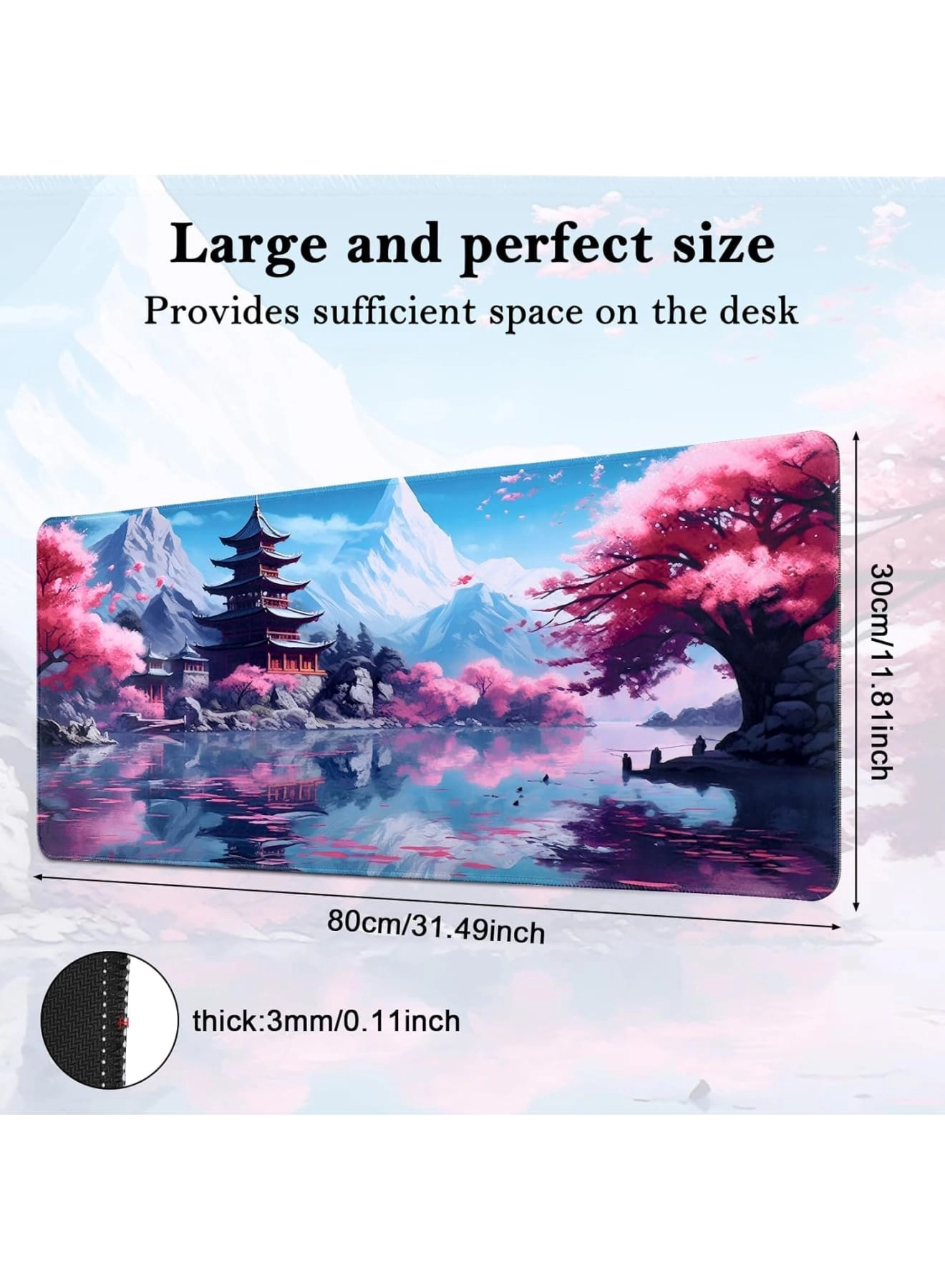 Extended Gaming Mouse Pad - 80x30 cm