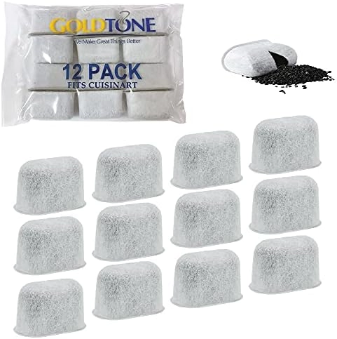 Gold Tone Filter Holder + Carbon Water Filters + Filter Stick