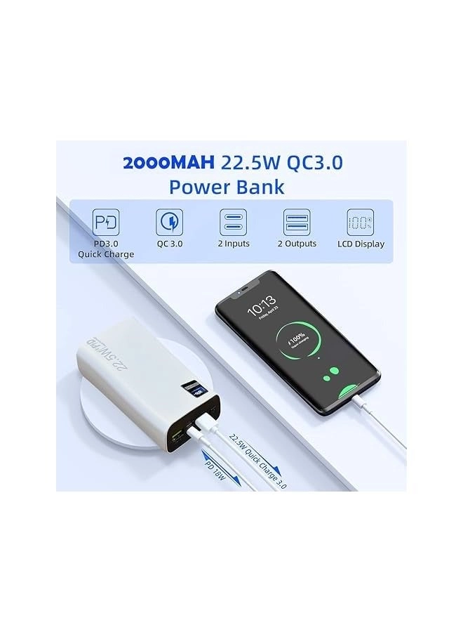 Power Bank - 20000 mAh 22.5 W Fast-Charging 2.0