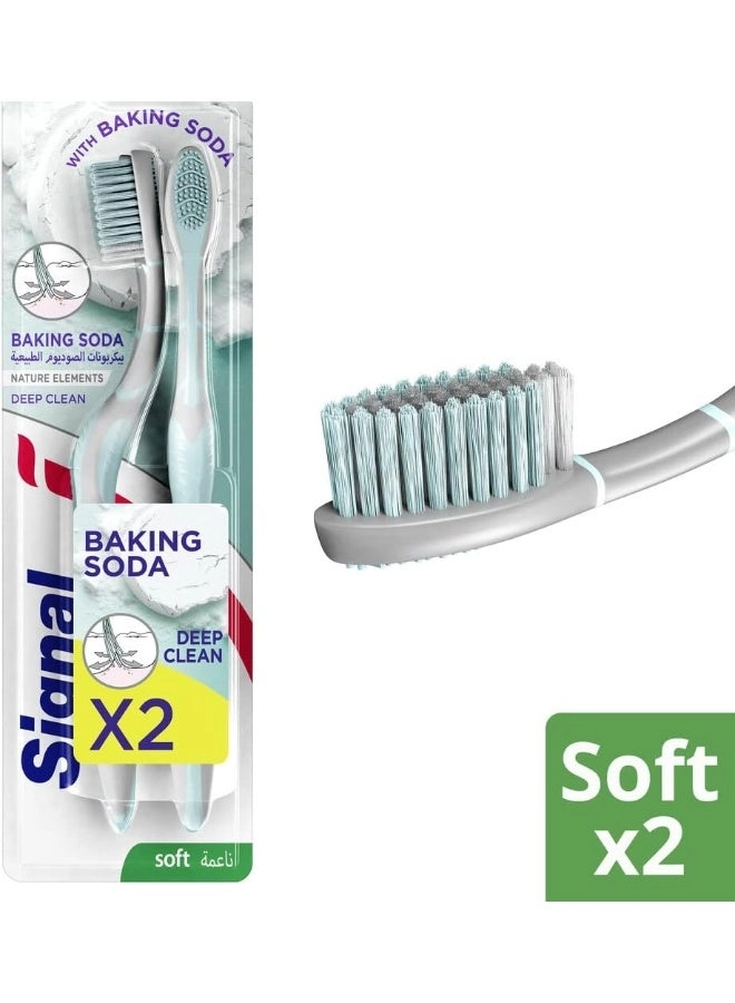 Toothbrush - Baking Soda White