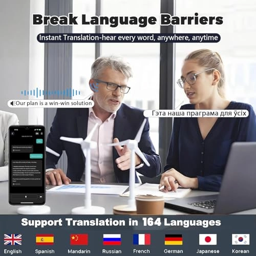 GS10 - AI Translator Bluetooth 164 Languages