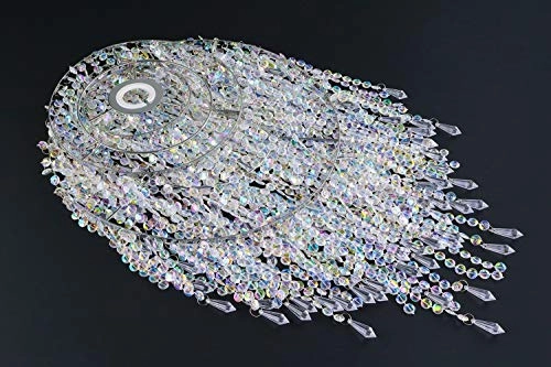 Chandelier Light Shade - 32 cm 3 Tiers Clear