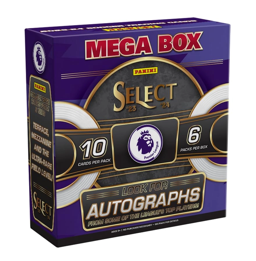 Panini Soccer Select Premier League Trading Card Mega Box