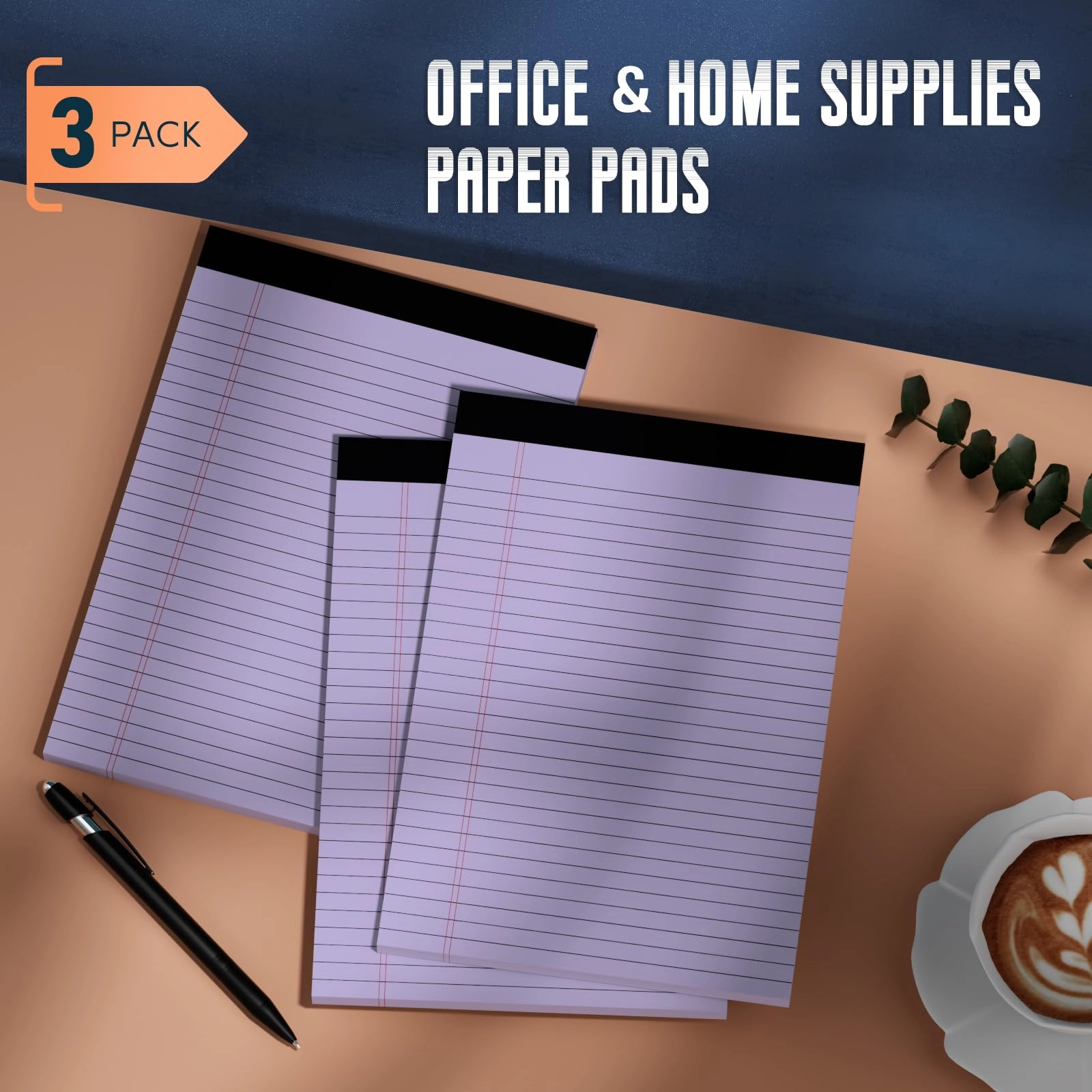 Legal Pad 8.5 x 11 Softcover - Lined 30 Sheets