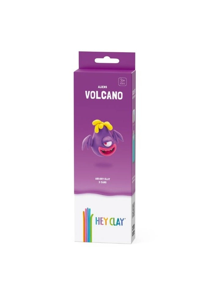DIY Volcano Plastic Creative Modelling Air-Dry Clay - 3+ years 3 cans