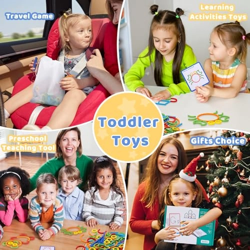 Construction Sticks & Rings Shape Puzzle, - 3 years and up 1 piece(s)