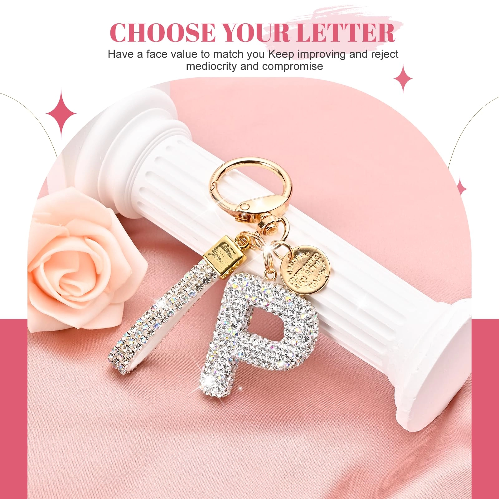Initial Letter Keychain