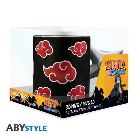 NARUTO SHIPPUDEN Shuriken Akatsuki Mug - 3D handle 460 ml