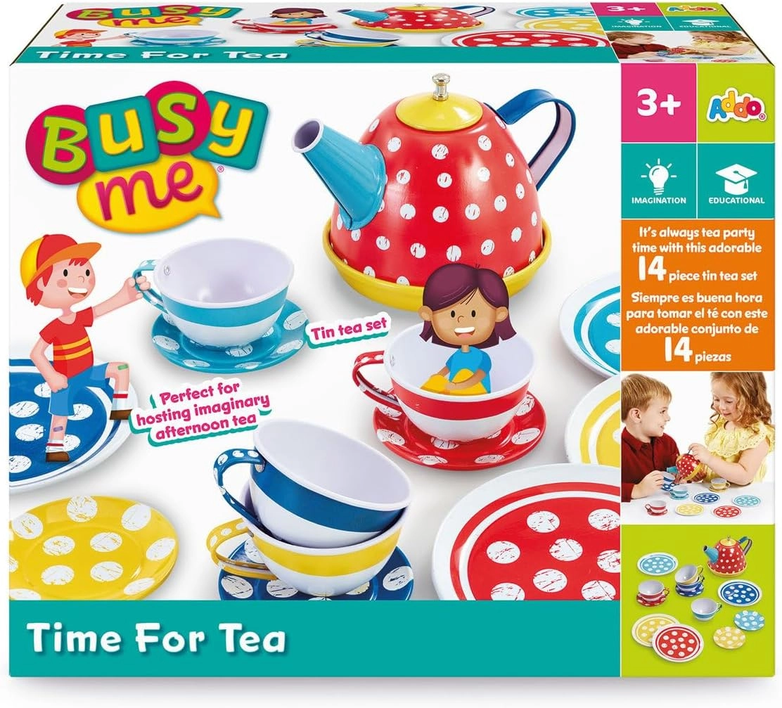 PLAY BOX TOYS TRADING Busy Me Time for Tea Playset - 14 pcs