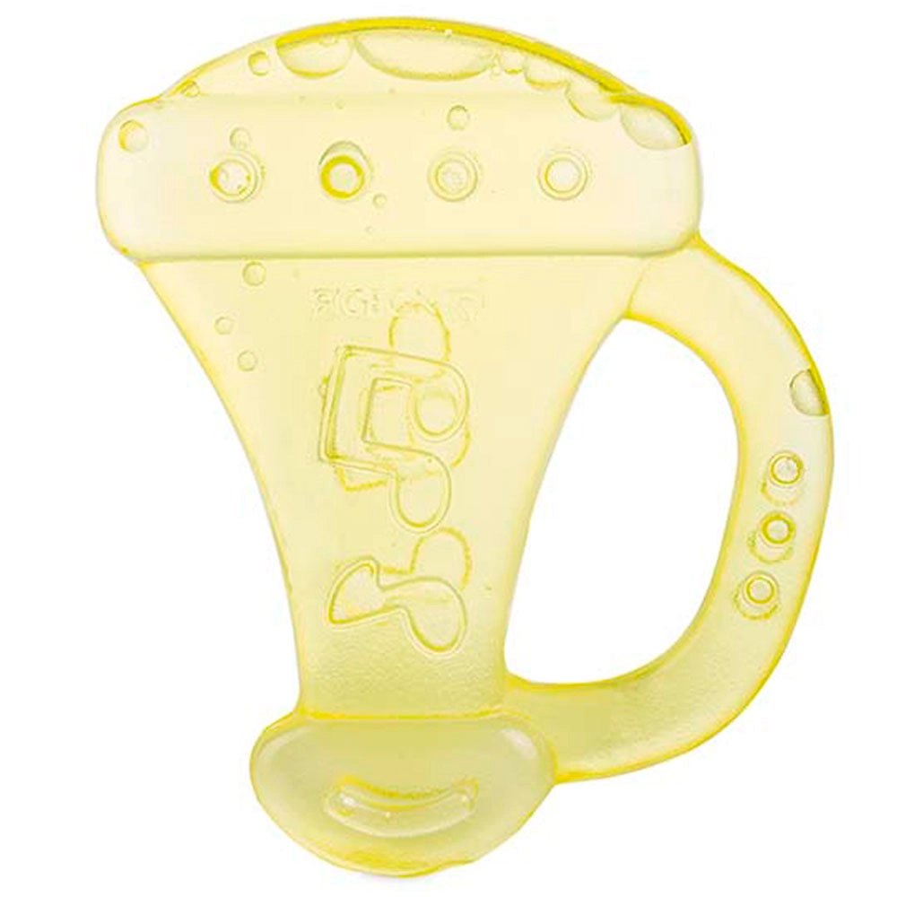 Cooling Teether - Trumpet - 3 Months Yellow