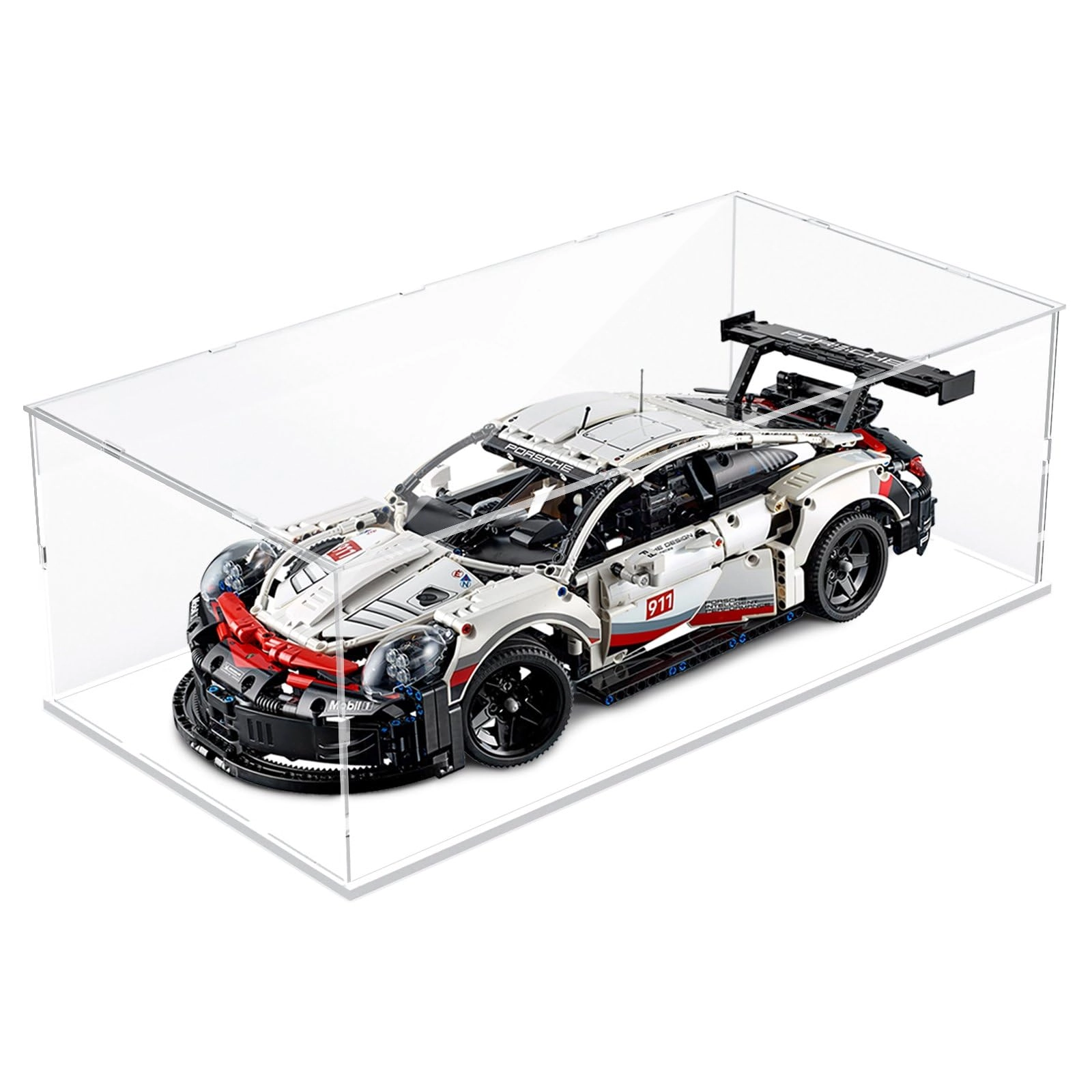 Clear Acrylic Model Car Display Case - 1pc 1/8 1/10 Lego 42083/42096/42125/42143