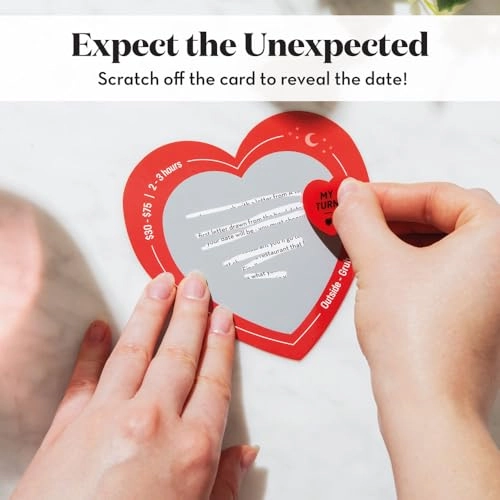 45 Scratch off Date Night Ideas - English Adult