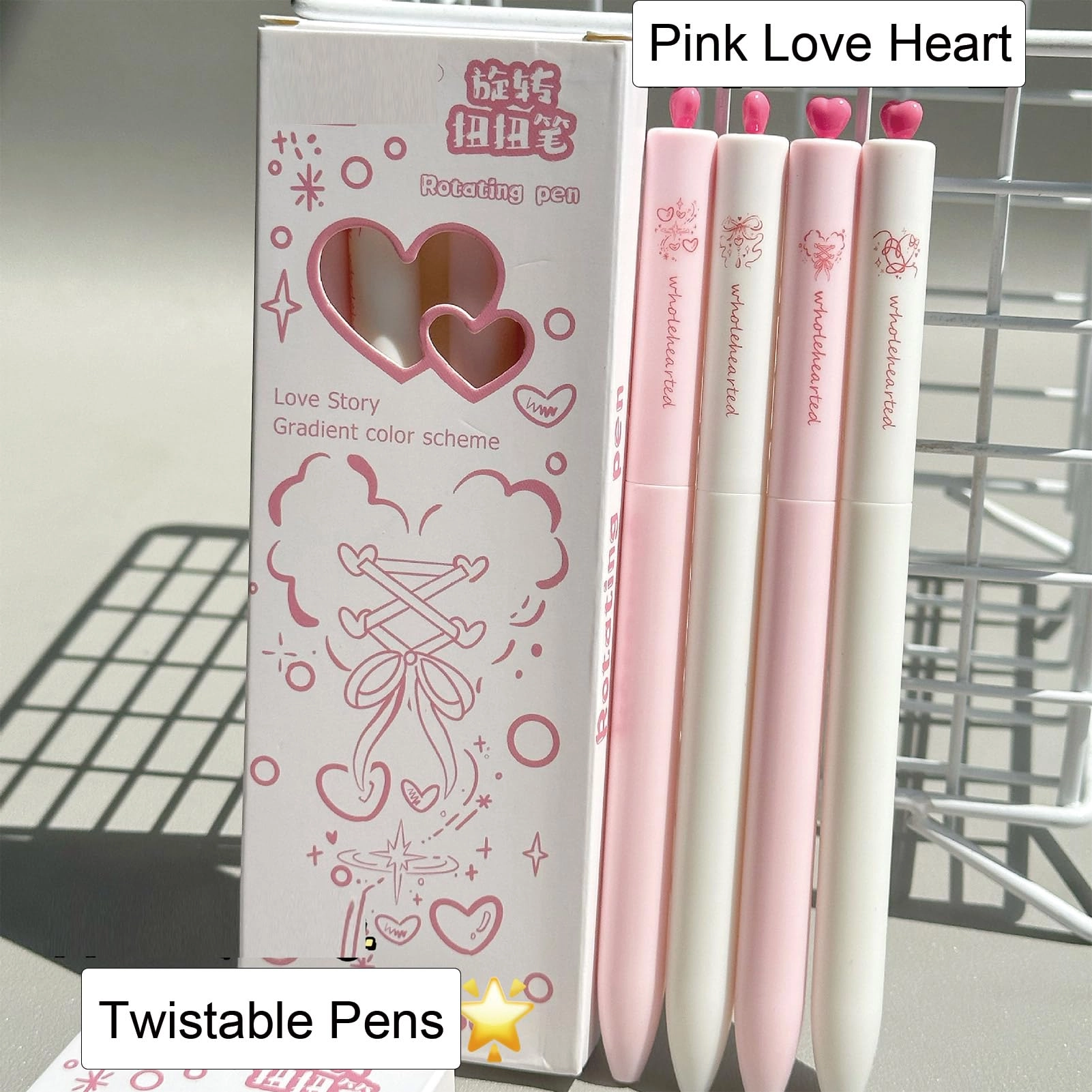 Cute Gel Pen - 4Pcs 0.5mm