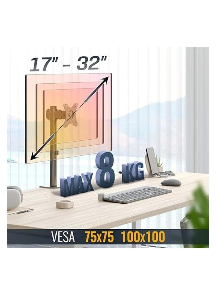 Single Monitor Desk Mount - 1 32 Inch
