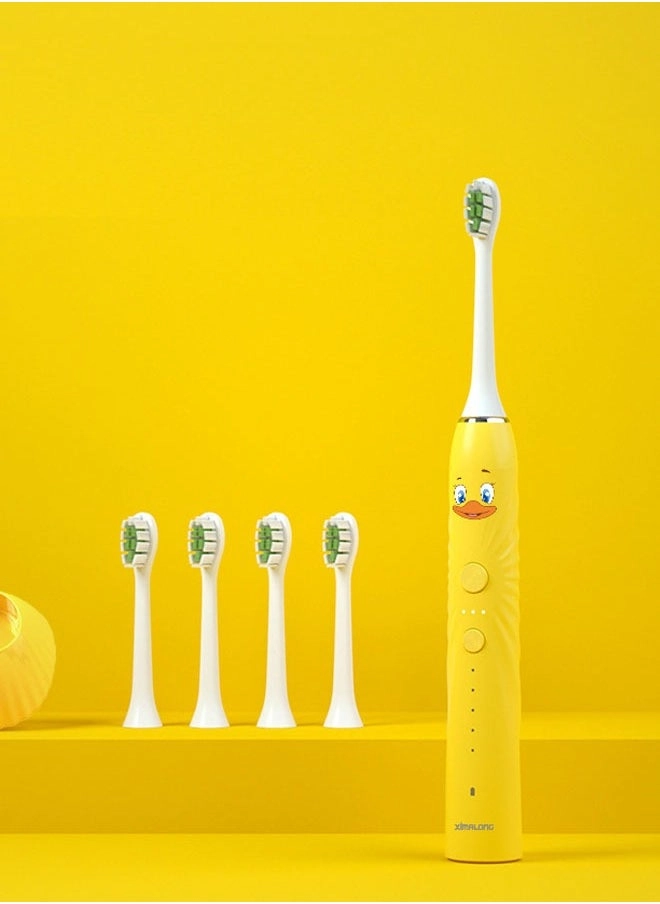 Electric Toothbrush - Super Soft Blue 4 Different Heads