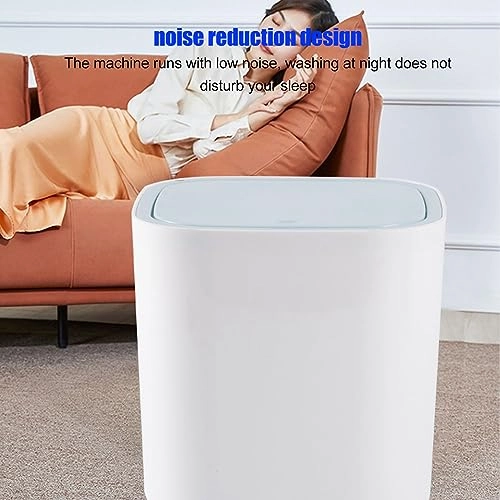 3.8L Mini Washing Machine, Smart Timing USB Charging 18W Noise Reduction Prevent Winding Portable Washing Machine Difficult To Deformation for Business Trip