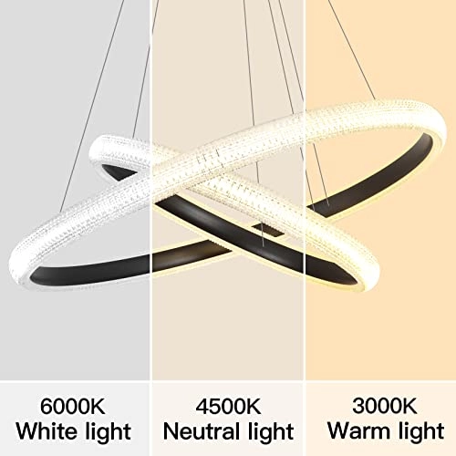 Modern LED Bedroom Chandelier - up to 100 cm