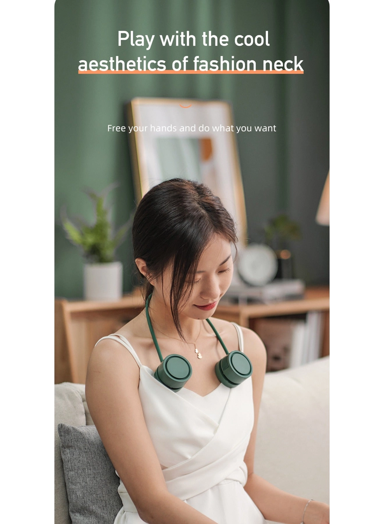 Personal Handheld Fan - Instant Cooling Rechargeable 3 Speed