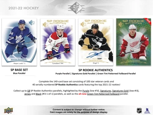 2021-22 SP Hockey Card Blaster Box - 40pcs