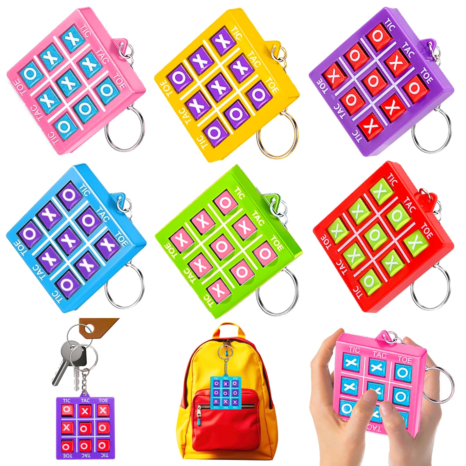 Basytodio Tic Tac Toe Game - 4-8 8-12 24PCS