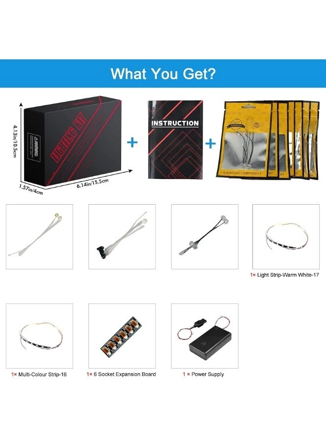 LED Light Kit for Lego BTS Dynamite 21339 - DIY Compatible Only Light Set