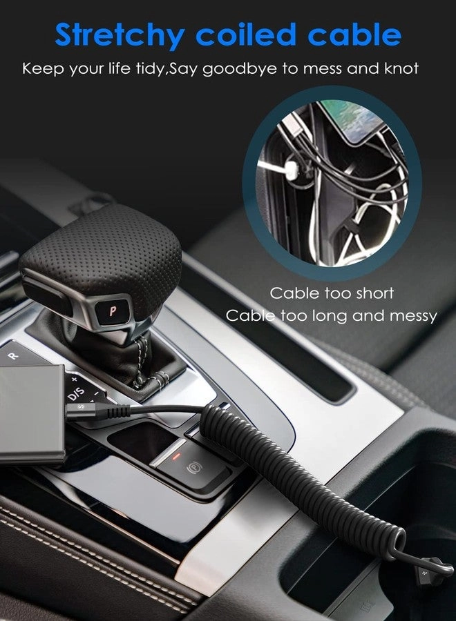 Charge Cable 480Mb/s USB-A to USB-C Coiled