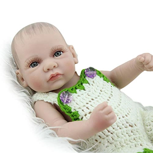 Reborn Baby Doll - 10 inch 25 cm Silicone black skin Ages 3 months+