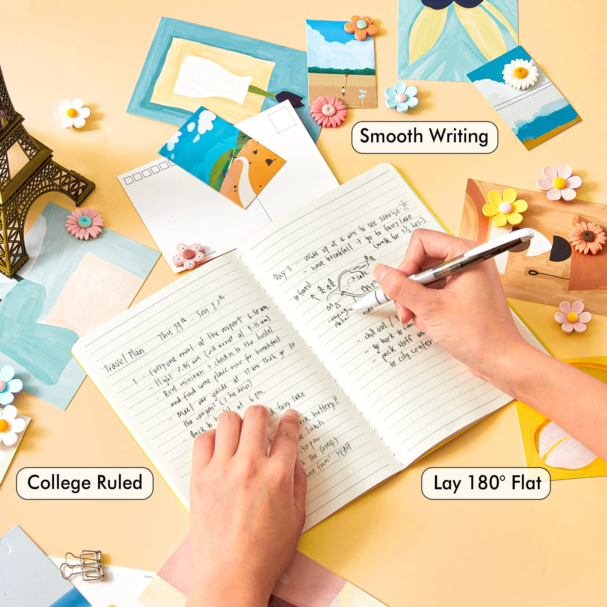 Soft Cover Notebook A5 Softcover - Lined 46 Sheets