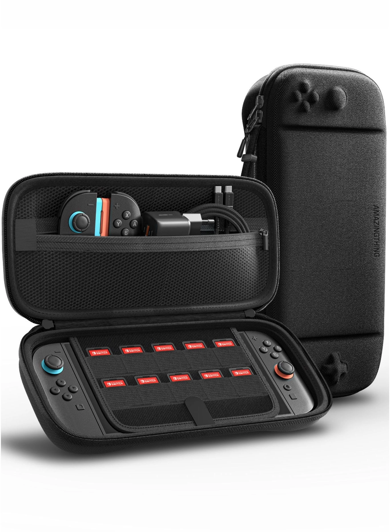 AMAZINGthing PLAYSHIELD EDC - 10-Card Black Nintendo Switch 2 Compatible