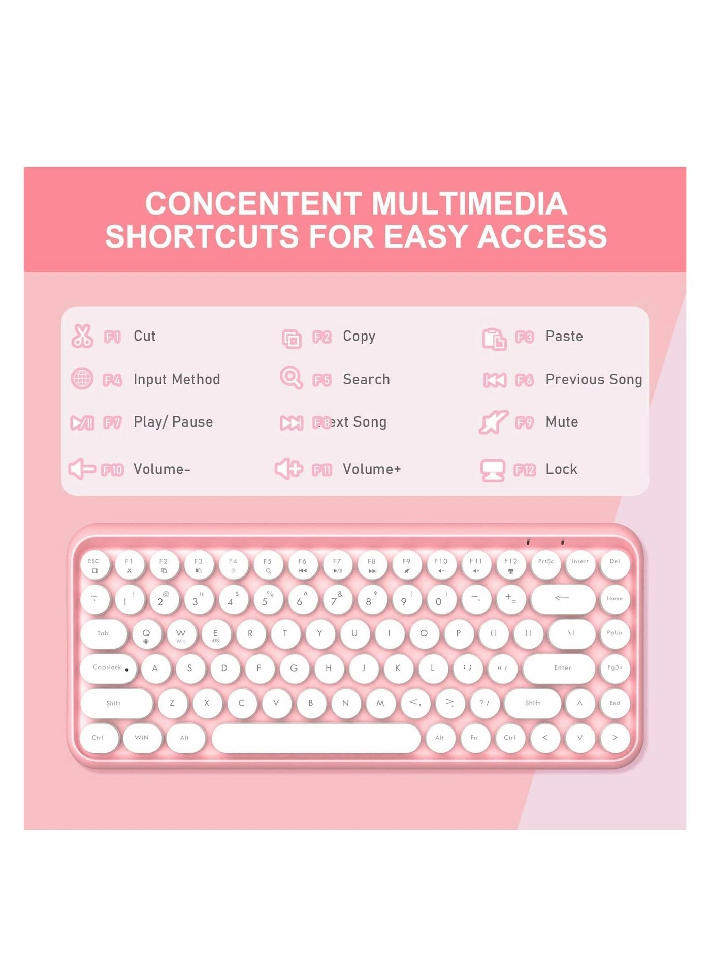 Wireless Bluetooth Keyboard - Wireless