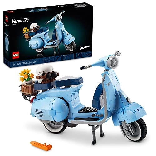 Vespa 125 (10298) - 1106 pieces pastel blue
