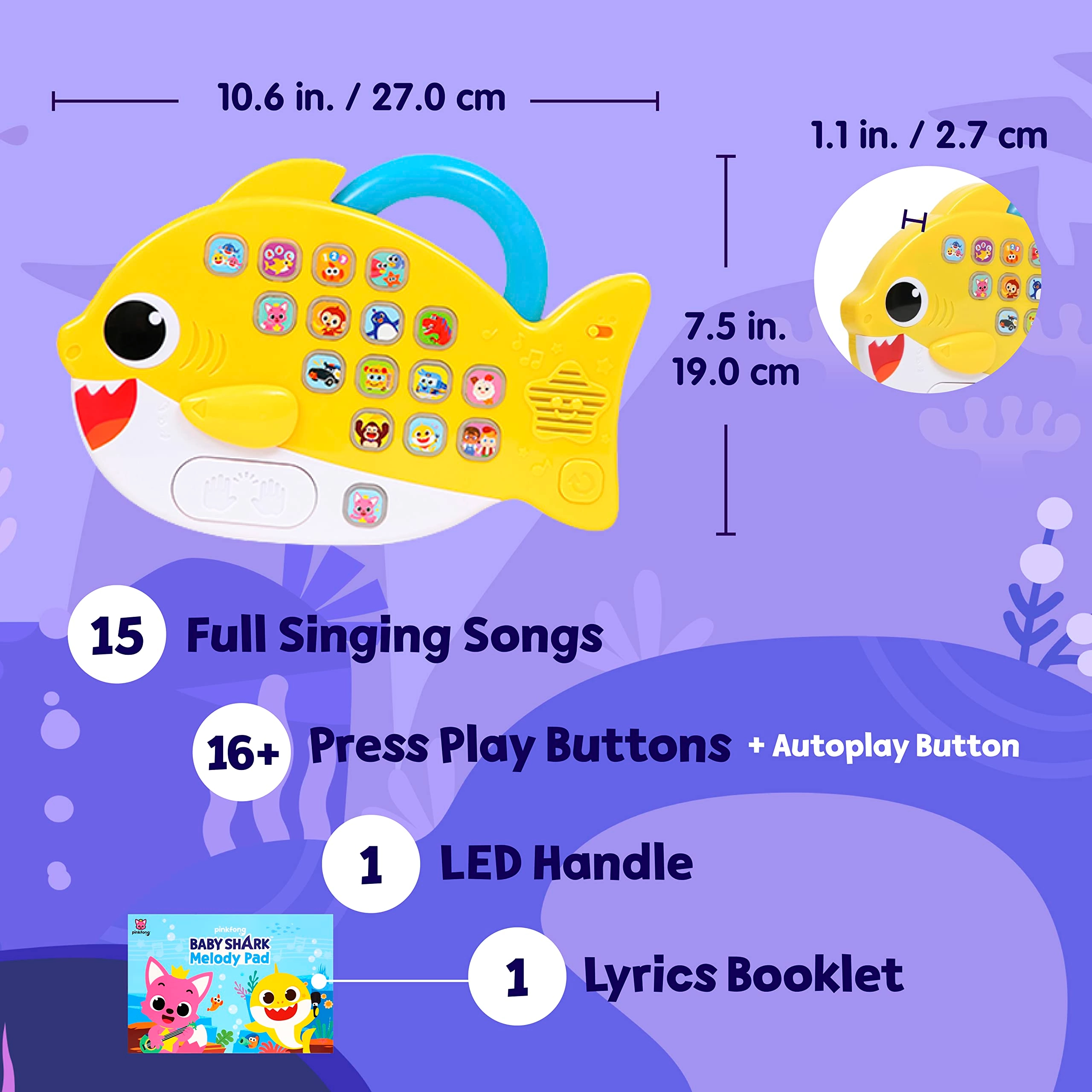 Baby Shark Melody Pad - Toddlers 1-3