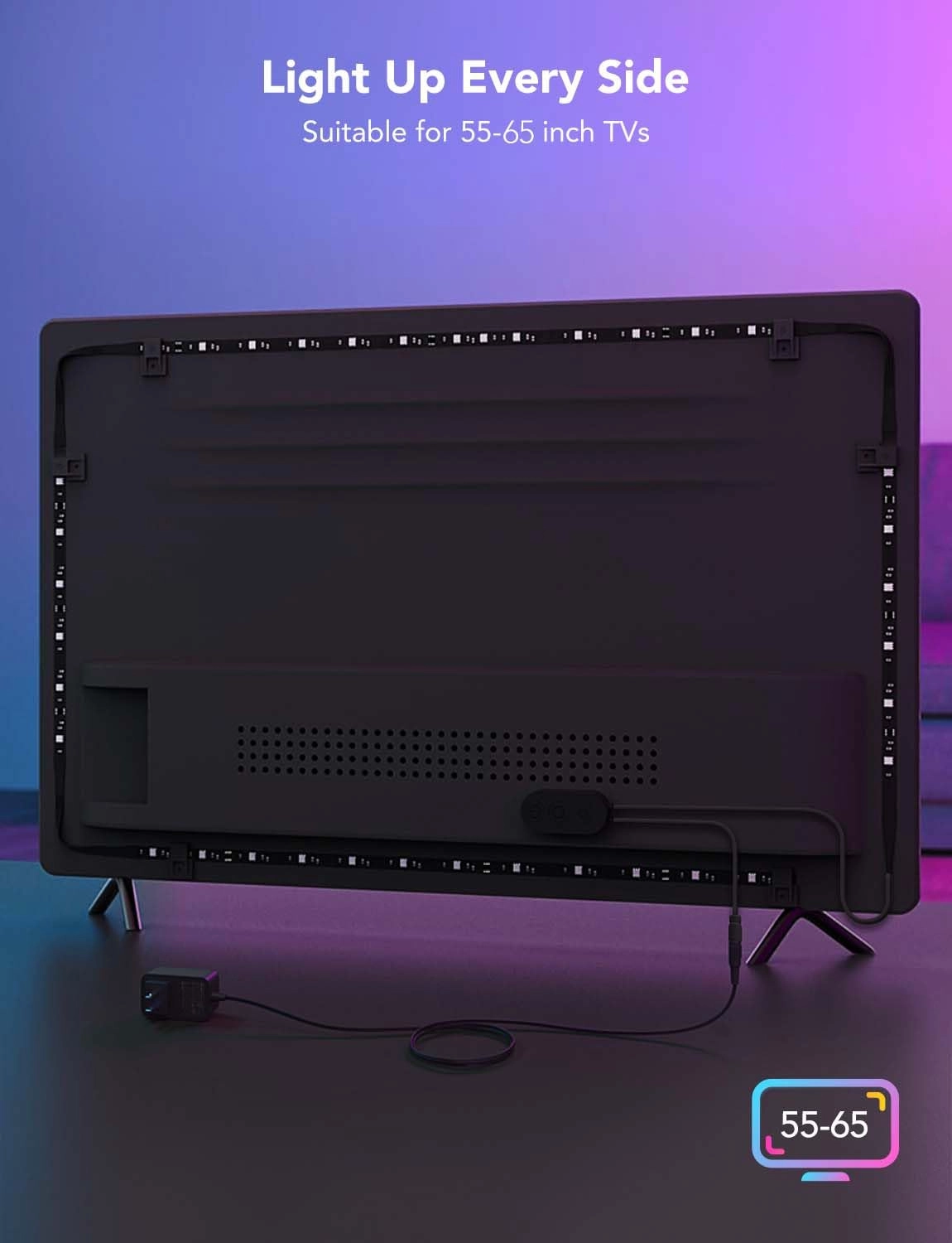 TV LED Backlight - 12.5 Feet