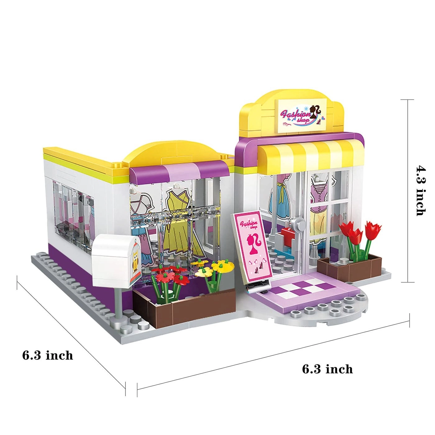 Girls Friends Fashion Clothing Store - Shop House Building Kit