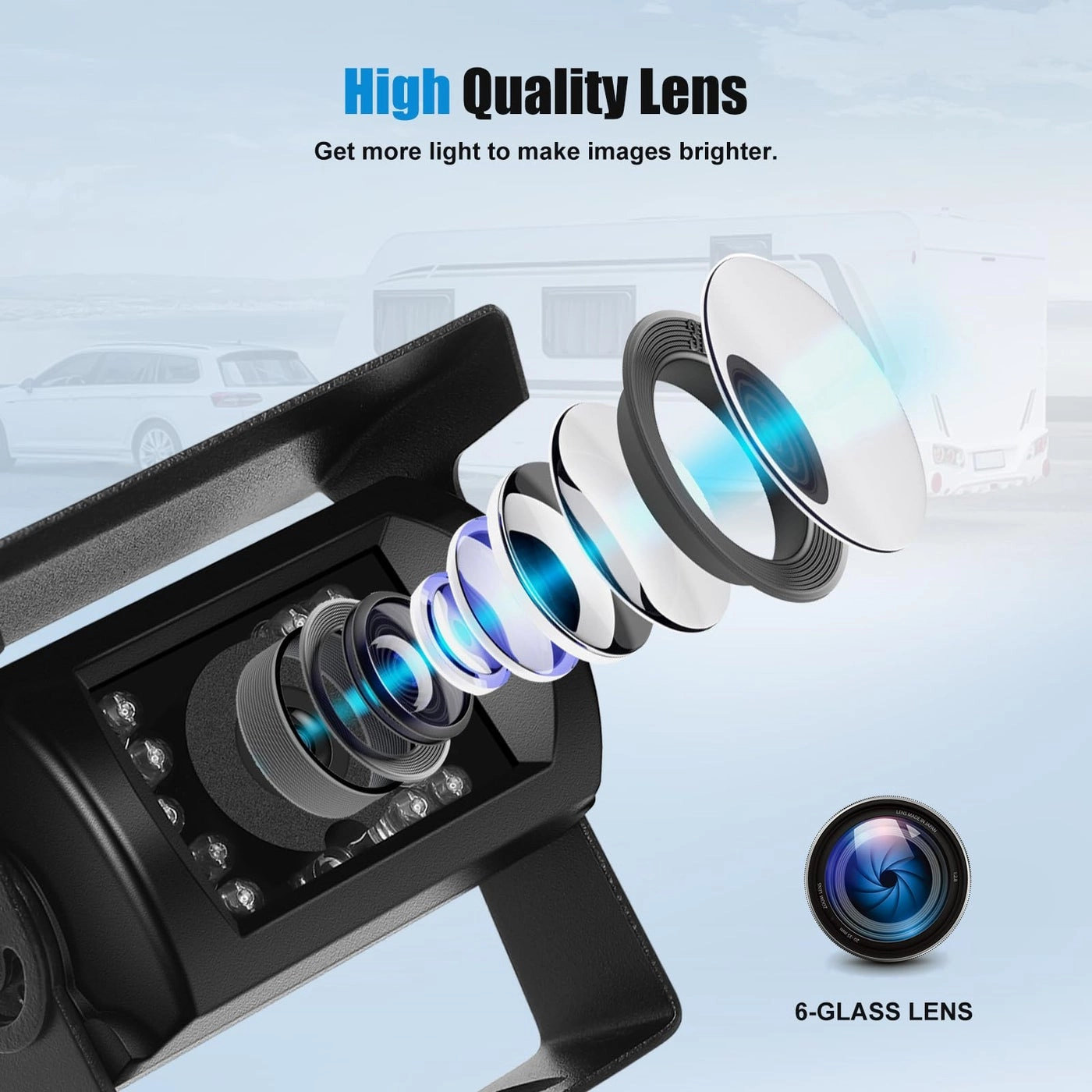 Truck Backup Camera - Night Vision RCA 648 X 488 pixels