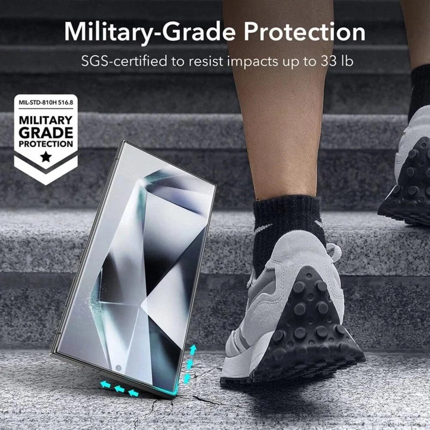 Clear Tempered Glass Screen Protector for Samsung Galaxy S24 Ultra