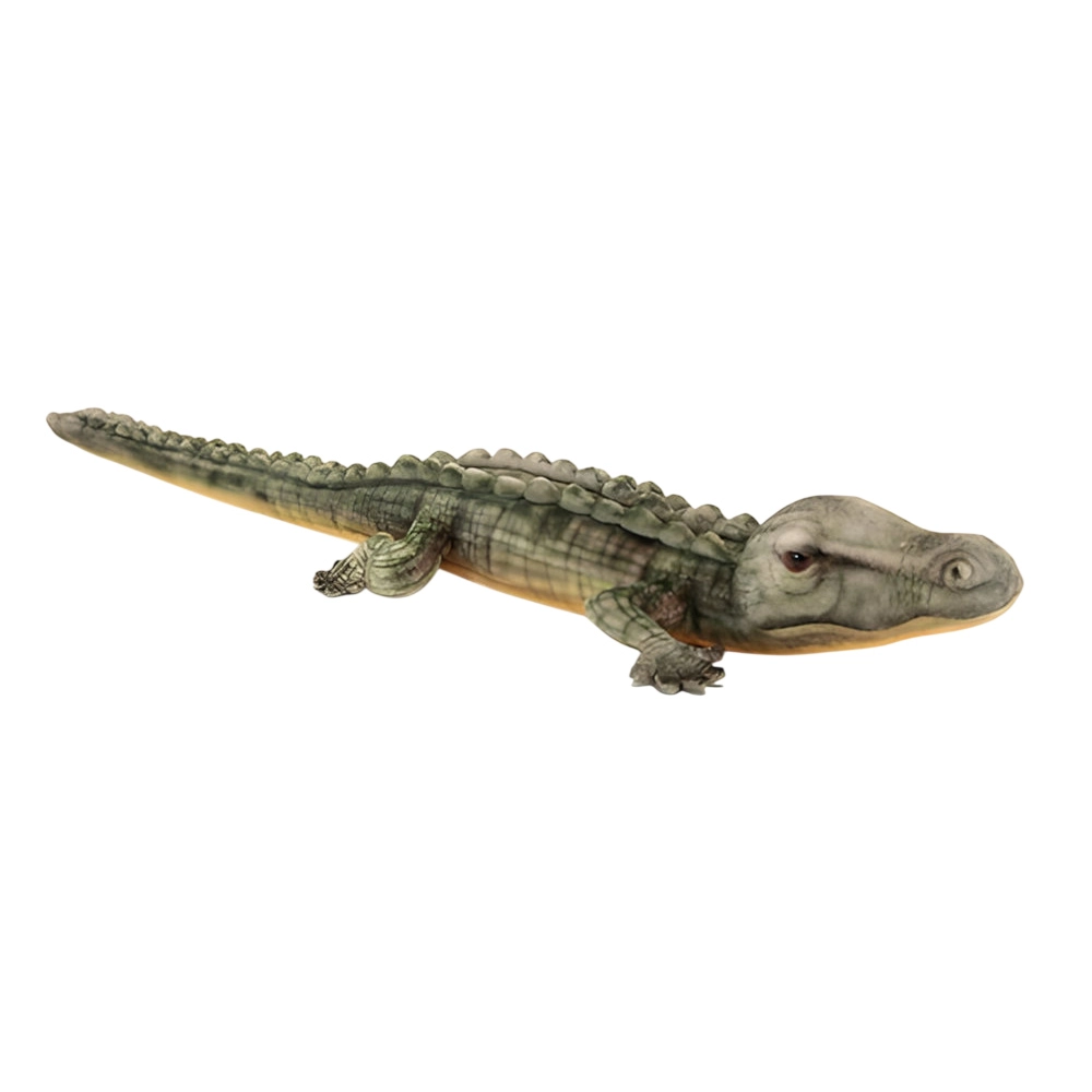 HANSA LOCAL Salt Water Crocodile Plush - 27 x 6 x 4 in GREEN