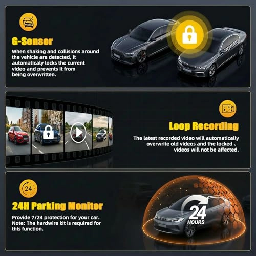 4K Dash Cam - 2160p for Mazda CX5 2019 -2025 & CX-9 2020 - 2024 2.5 S