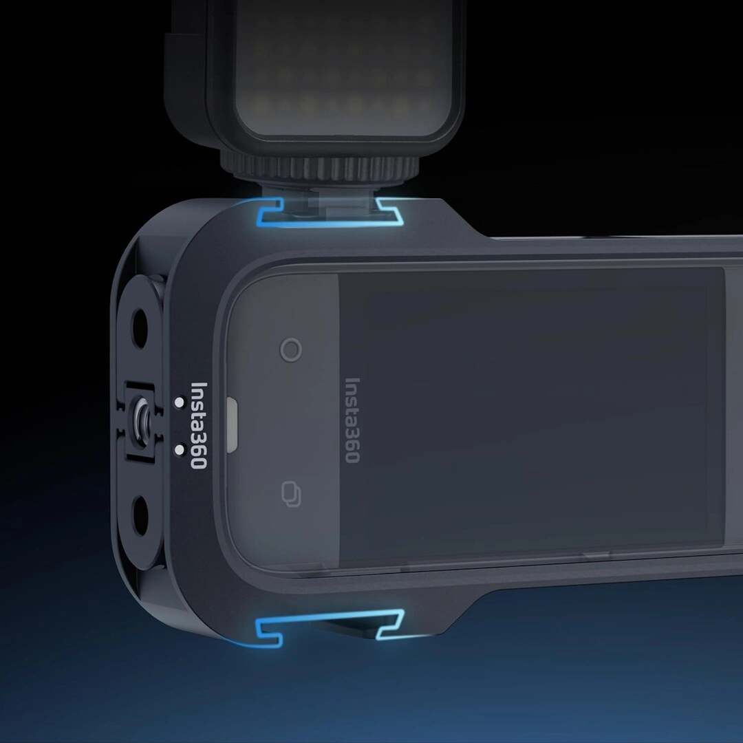 X4 - cold shoe foldout two-prong mount