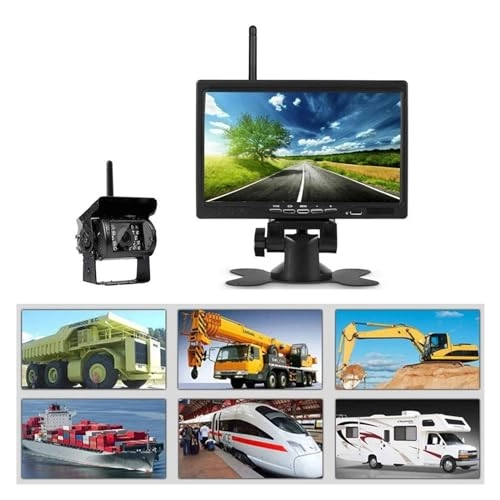 Monitor - 7" HD 800 x 480 + Rear View Camera - 8LED Night Vision