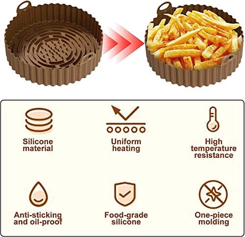 Air Fryer Silicone Liners - food-grade silicone 1 piece