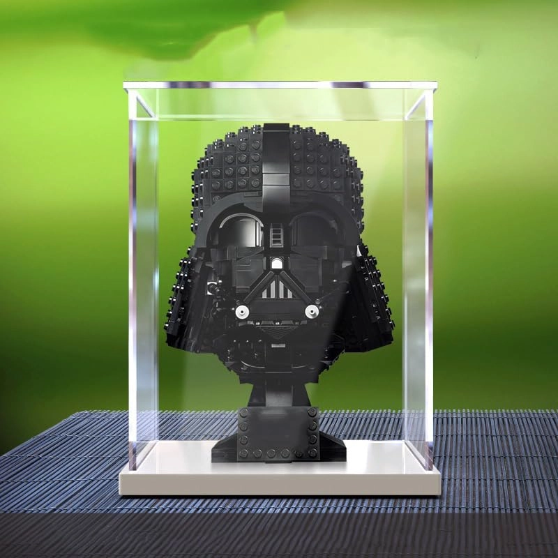 Lego 75304 Darthv-ader Acrylic Display Case - 20 x 20 x 25 cm Transparent Dustproof