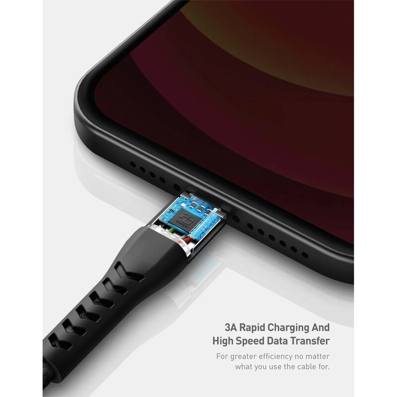 Nyloflex Cable 100W Lightning to USB-C 3m Braided