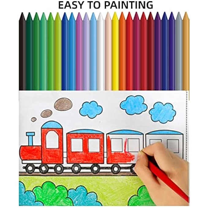 Plastic Cryons - 24 piece(s)